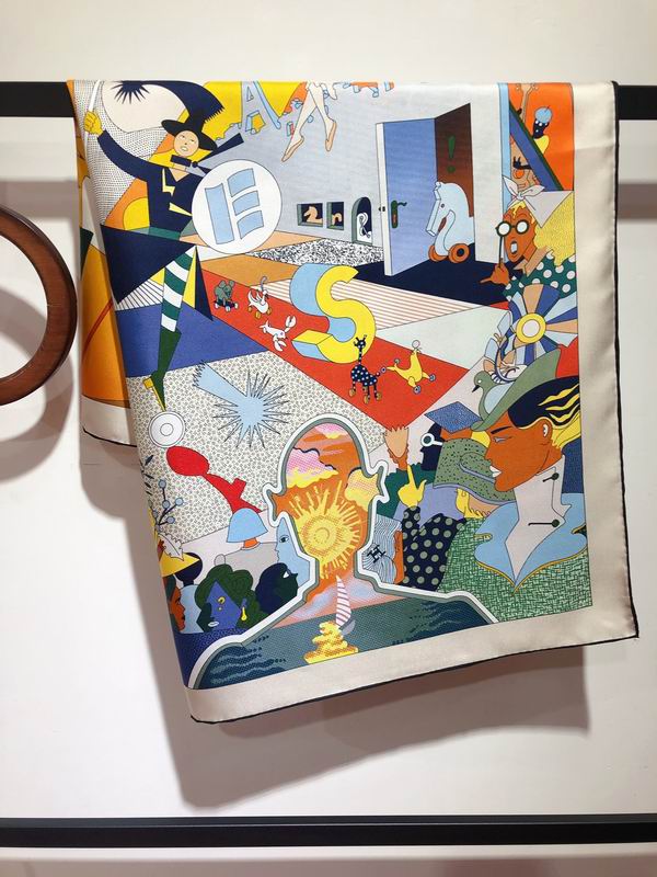 Hermes silk scarf 90X90cm E050993